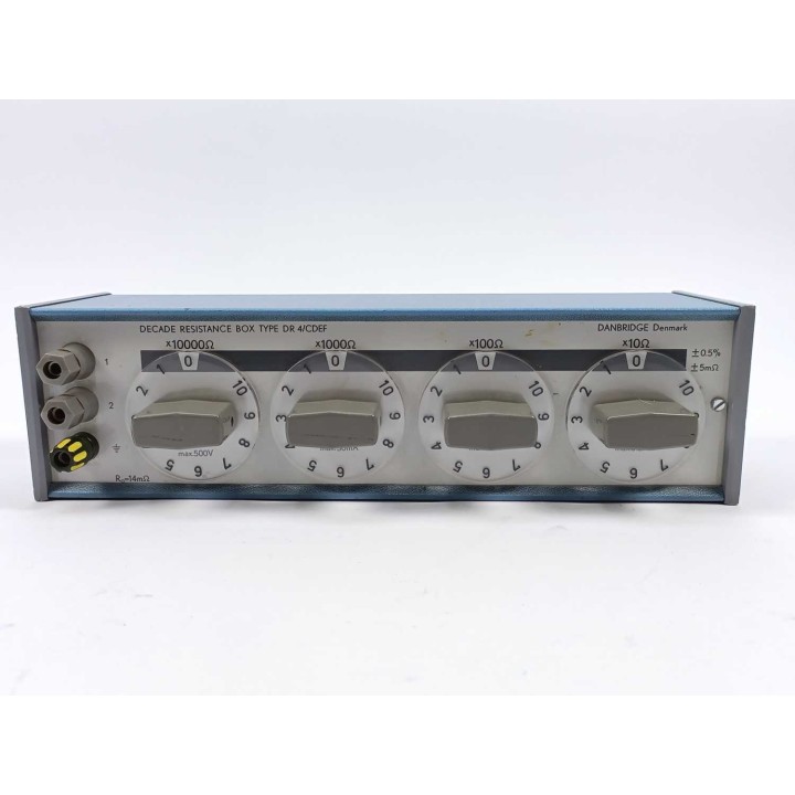 DANBRIDGE DECADE RESISTANCE BOX TYPE DR 4/CDEF