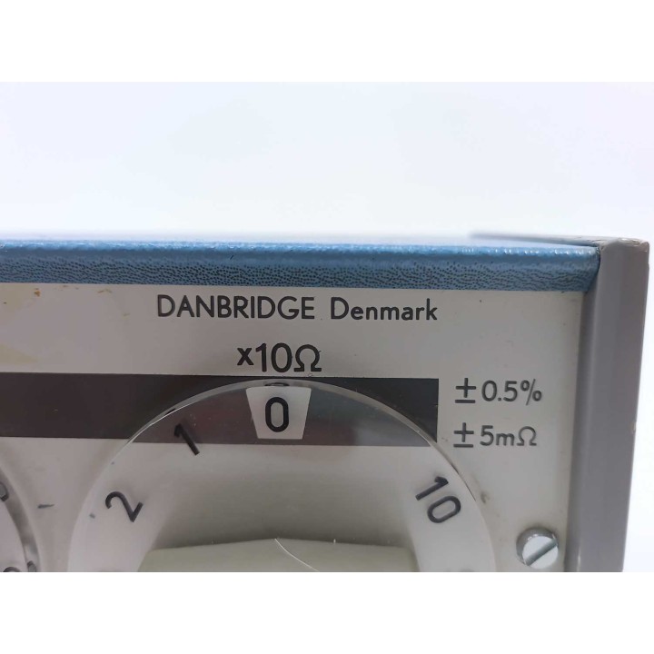 DANBRIDGE DECADE RESISTANCE BOX TYPE DR 4/CDEF