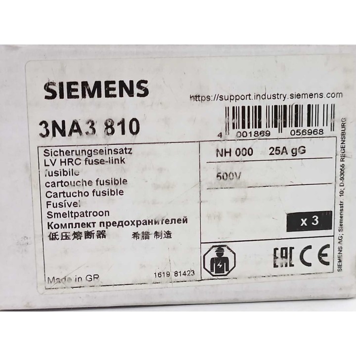 Siemens AG 3NA3 810