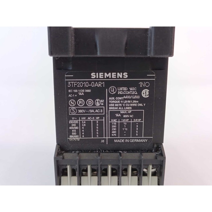 SIEMENS 3TF2010-0AR1