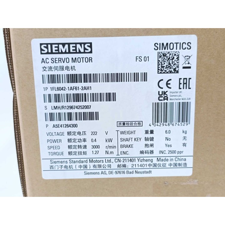 SIEMENS 1FL6042-1AF61-2AH1