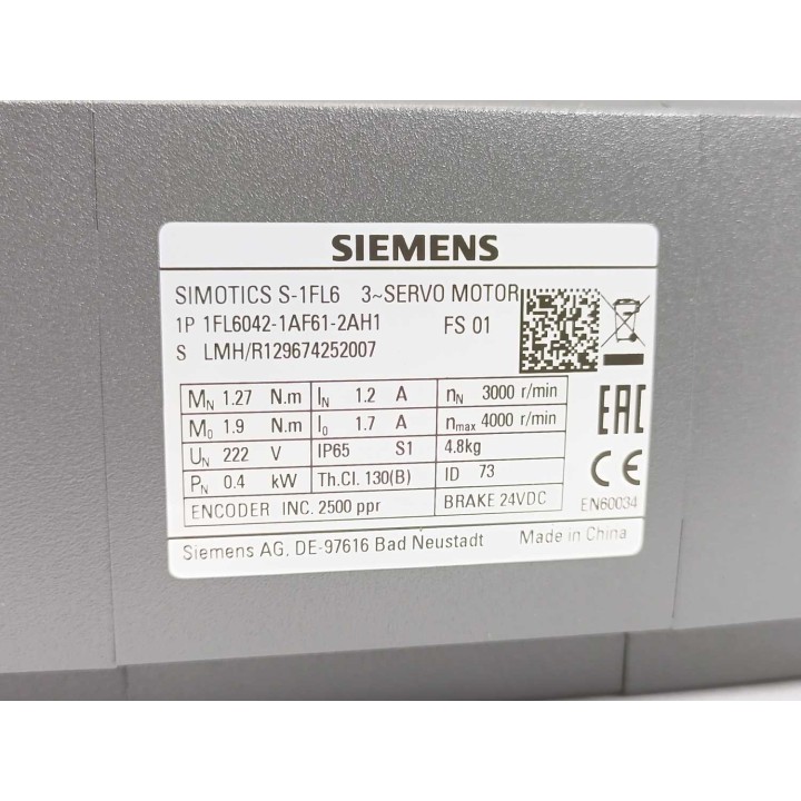 SIEMENS 1FL6042-1AF61-2AH1