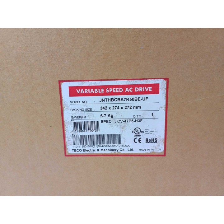 TECO Electric & Machinery Co., Ltd. JNTHBCBA7R50BE-UF