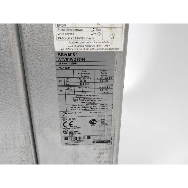 SCHNEIDER ELECTRIC ATV61WD18N4