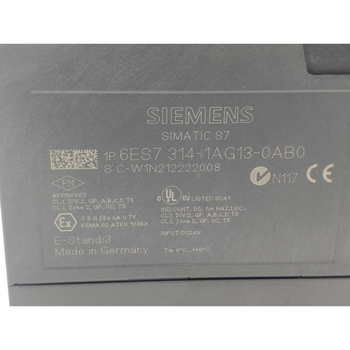 SIEMENS 6ES7314-1AG13-0AB0