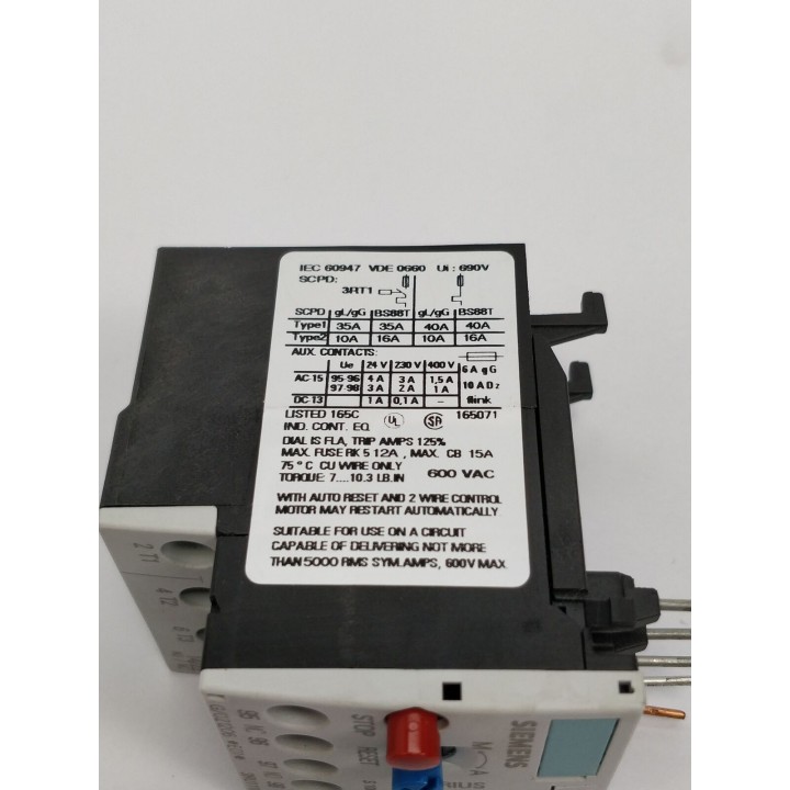 SIEMENS 3RU1116-1DB0