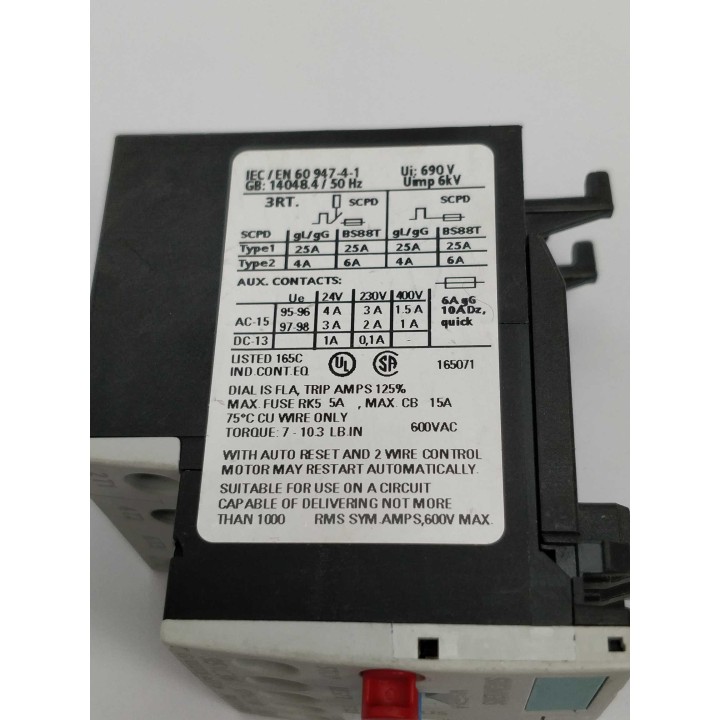 SIEMENS 3RU1116-0KB0