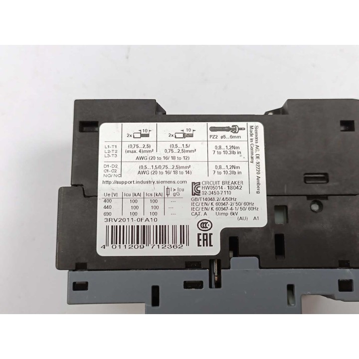 SIEMENS 3RV2011-0FA10