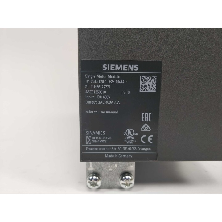 SIEMENS 6SL3120-1TE23-0AA4