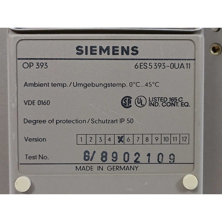 SIEMENS 6ES5393-0UA11