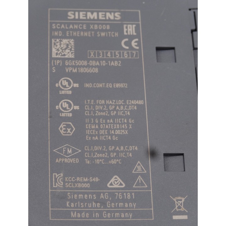 SIEMENS 6GK5008-0BA10-1AB2