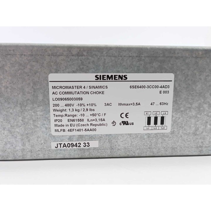 SIEMENS 6SE6400-3CC00-4AD3