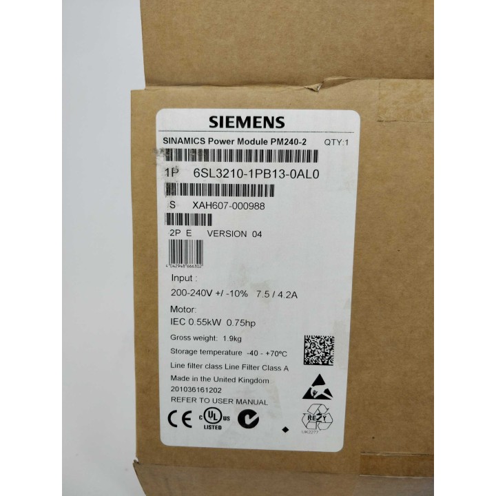 SIEMENS 6SL3210-1PB13-0AL0