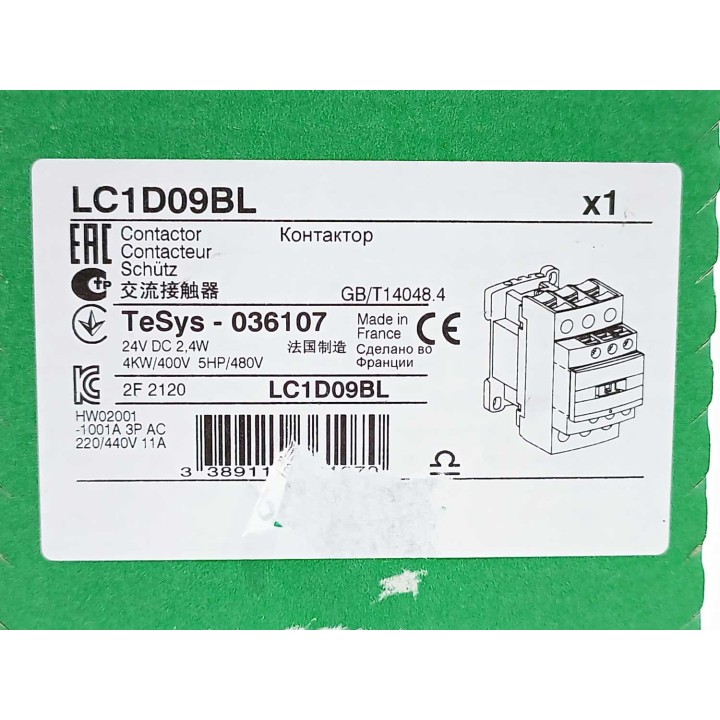 SCHNEIDER ELECTRIC LC1D09BL
