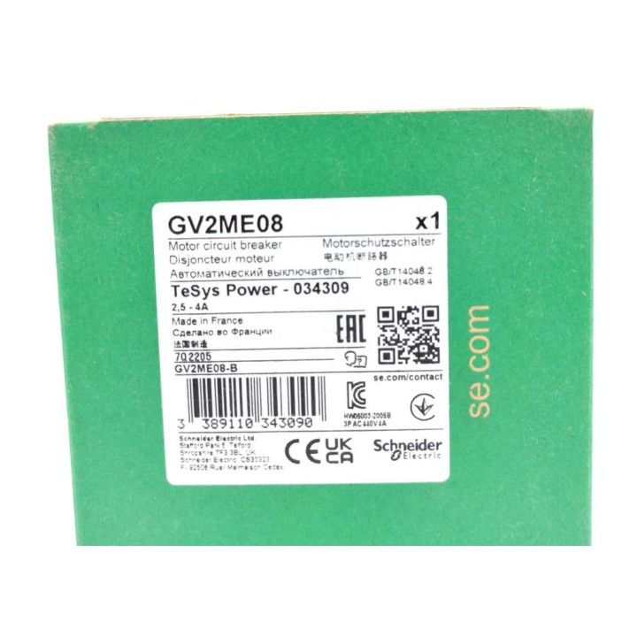 Schneider Electric GV2ME08