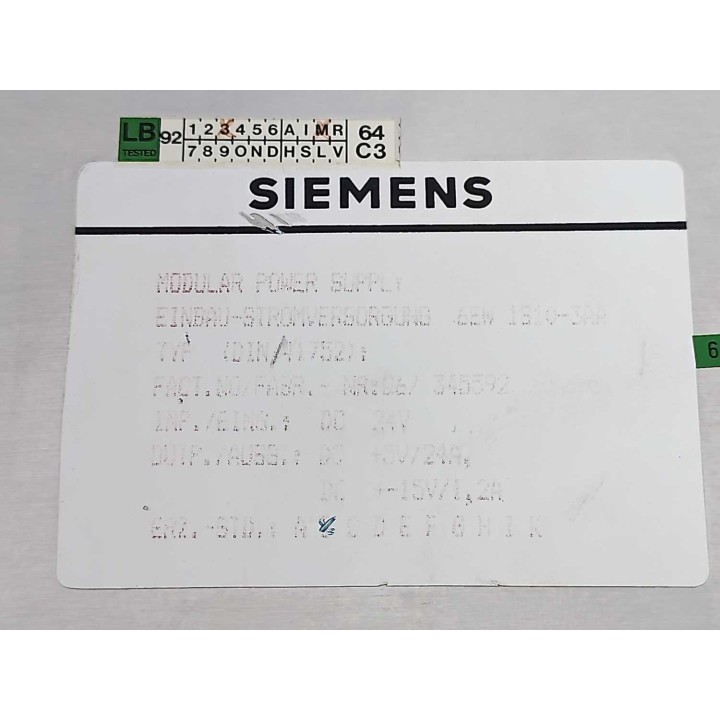 SIEMENS 6EW1810-3AA