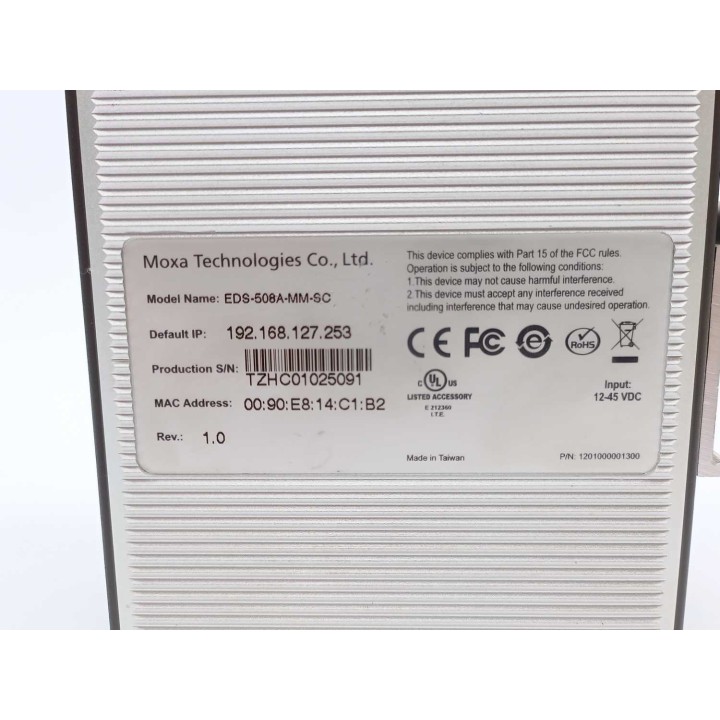 Moxa Technologies Co.,Ltd EDS-508A-MM-SC