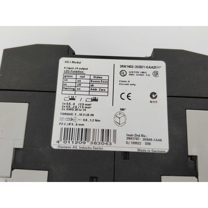 SIEMENS 3RK1402-3CE01-0AA2