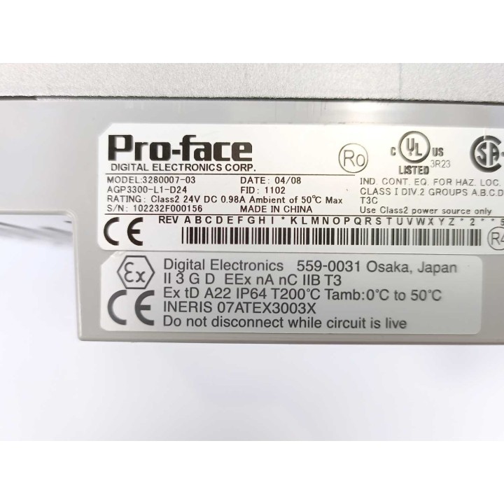 Pro-face AGP3300-L1-D24