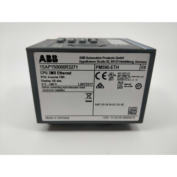 ABB Automation Products GmbH 1SAP150000R3271