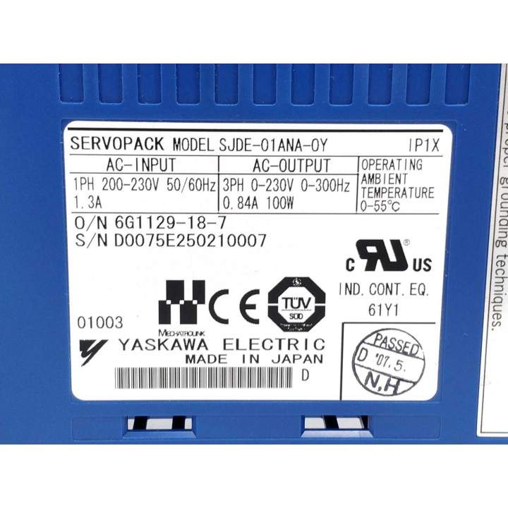 YASKAWA SJDE-01ANA-0Y