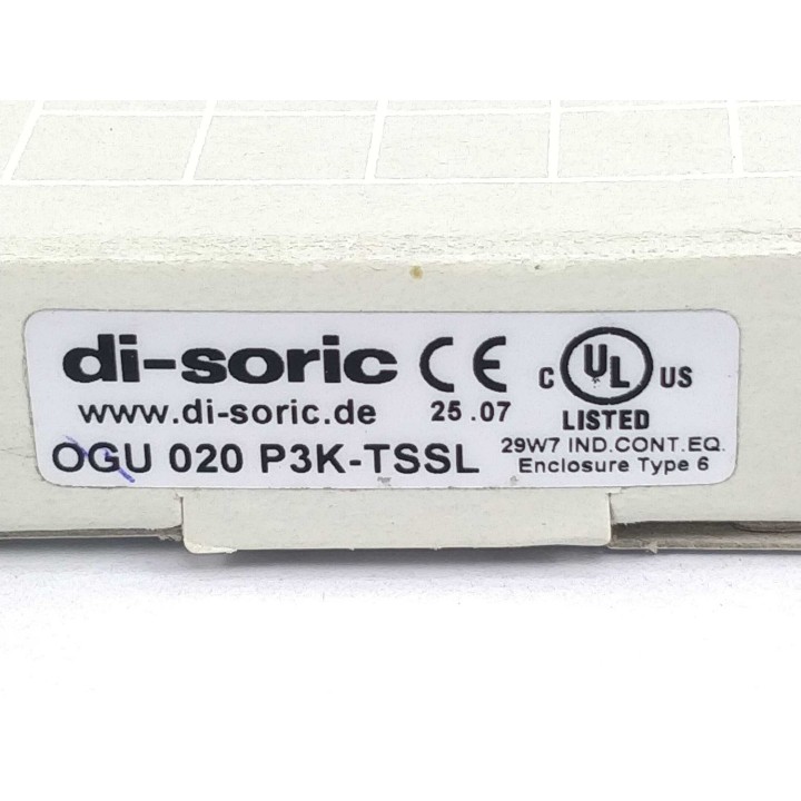 Di-Soric OGU 020 P3K-TSSL
