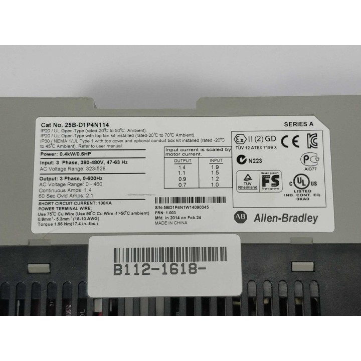 AB 25B-D1P4N114