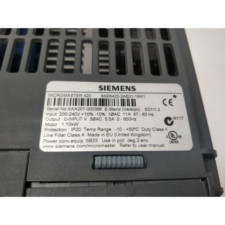 Siemens 6SE6420-2AB21-1BA1