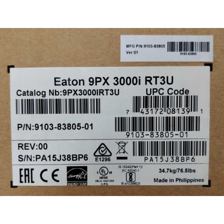 Eaton 9PX3000IRT3U