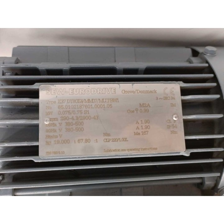 SEW-EURODRIVE  K37DT80K4 MM07 MLU BW1