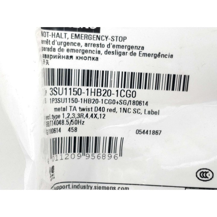 Siemens 3SU1150-1HB20-1CG0