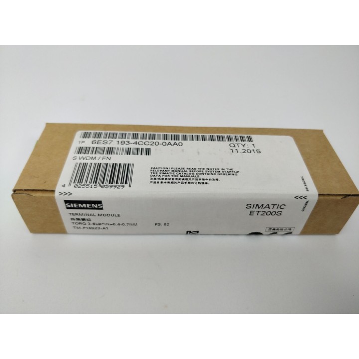 SIEMENS 6ES7193-4CC20-0AA0