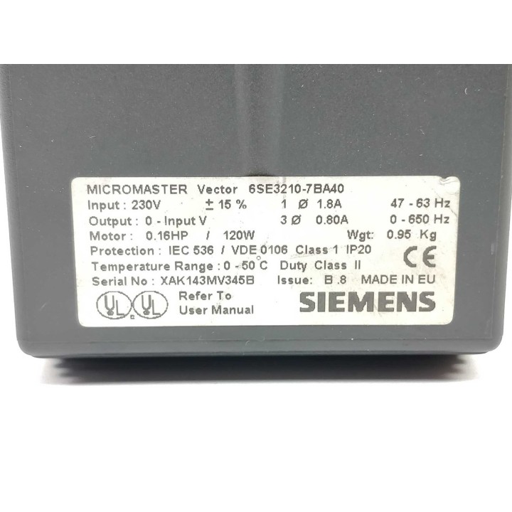 SIEMENS 6SE3210-7BA40