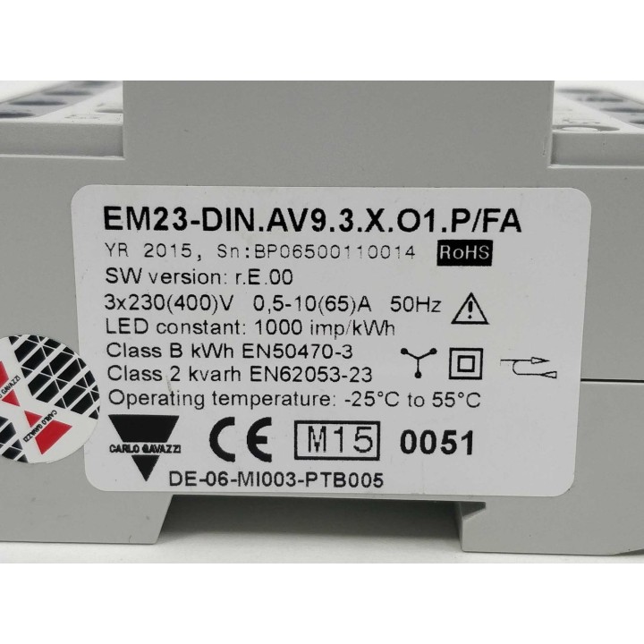 Carlo Gavazzi EM23-DIN.AV9.3.X.O1.P FA EM23