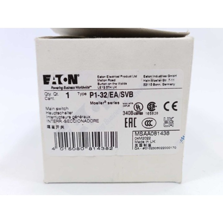Eaton P1-32 EA SVB