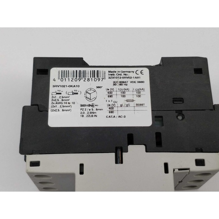 SIEMENS 3RV1021-0KA10