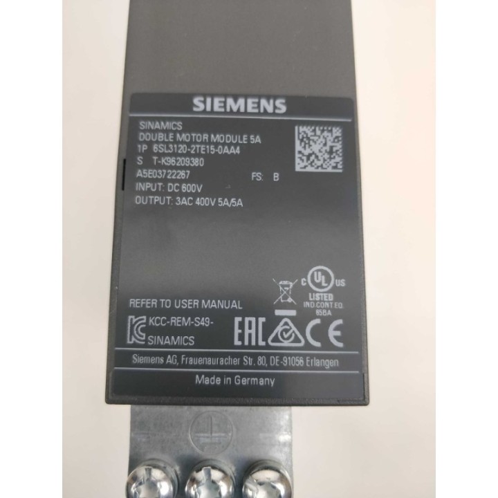 SIEMENS 6SL3120-2TE15-0AA4