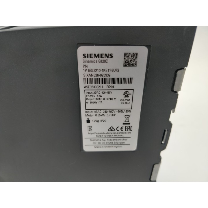 SIEMENS 6SL3210-1KE11-8UF2