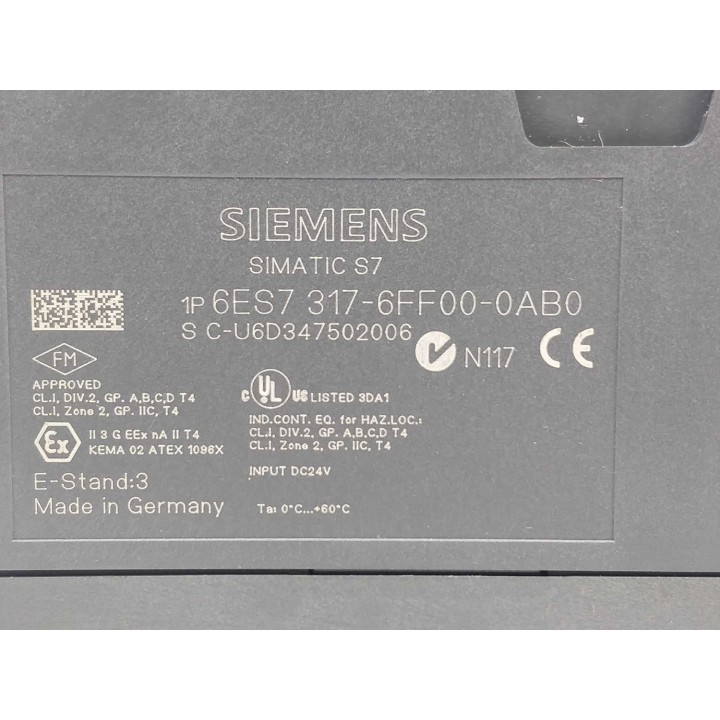 SIEMENS 6ES7317-6FF00-0AB0