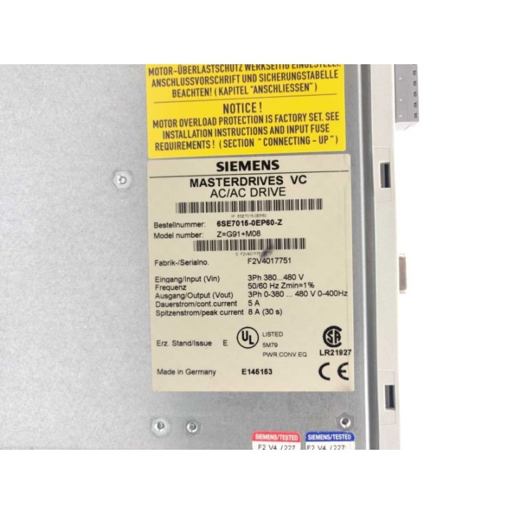 Siemens 6SE7015-0EP60