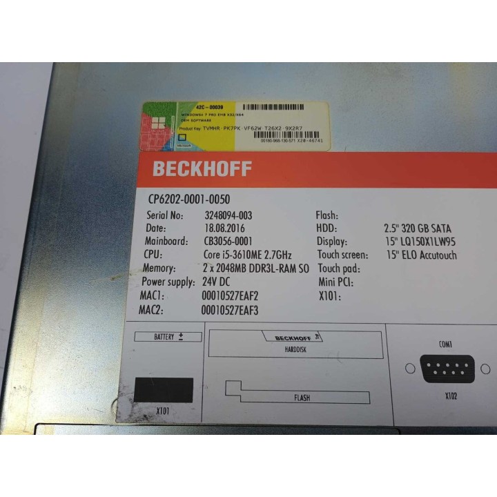 Beckhoff CP6202-0001-0050
