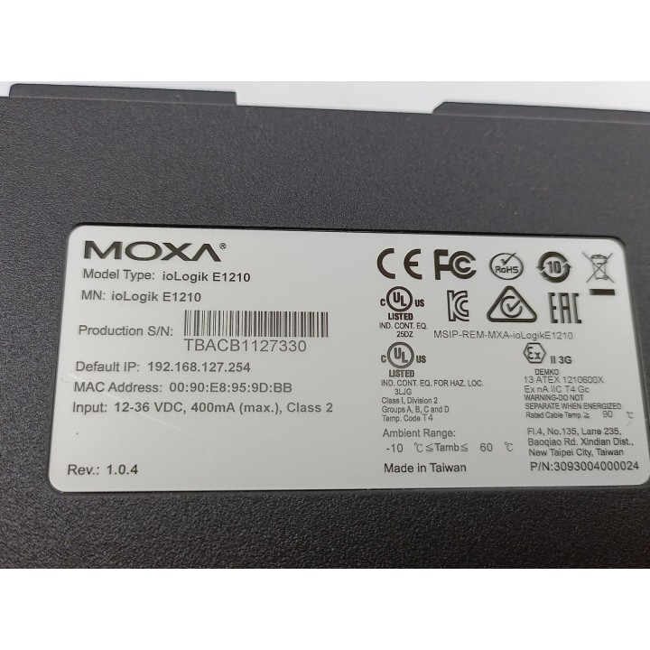 Moxa ioLogik E1210