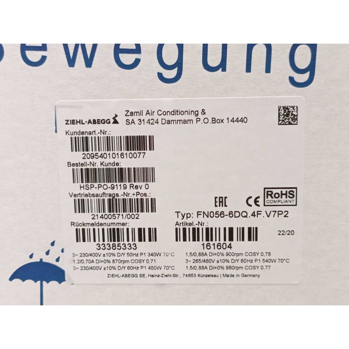 Ziehl-Abegg 161604