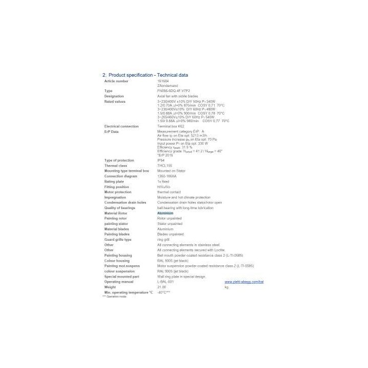 Ziehl-Abegg 161604