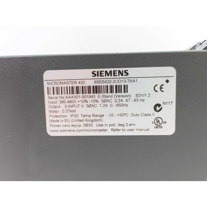 SIEMENS 6SE6420-2UD13-7AA1
