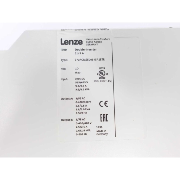 LENZE E70ACMSE0054SA2ETR