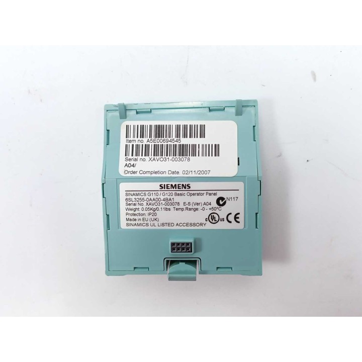 SIEMENS 6SL3255-0AA00-4BA1