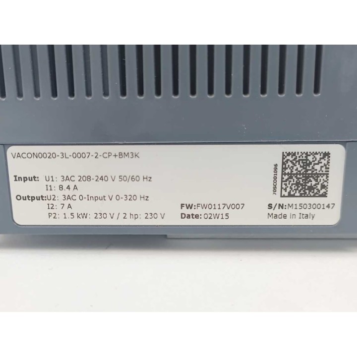Vacon VACON0020-3L-0007-2-CP