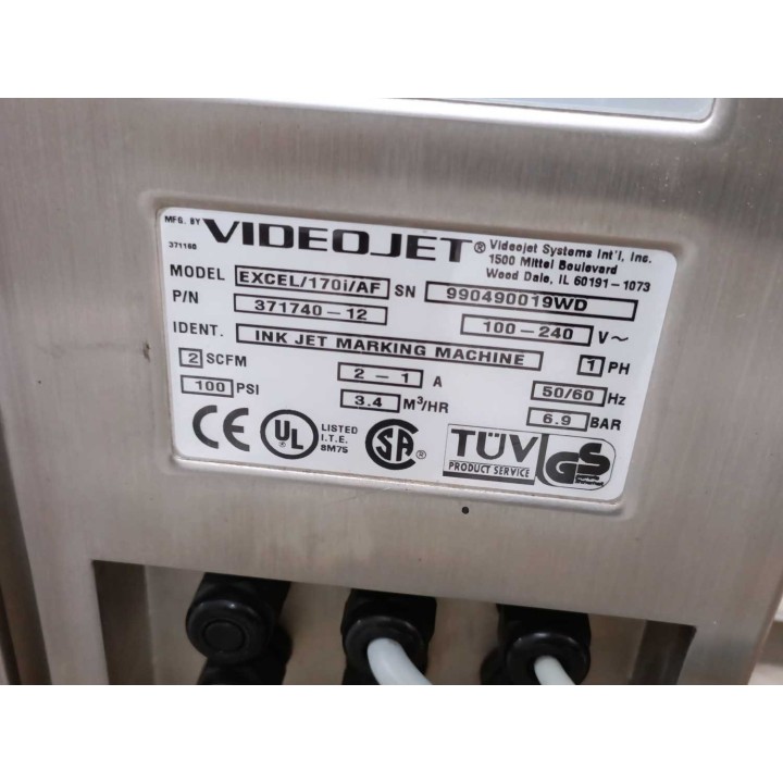 Videojet systems 371765-15   371740-12