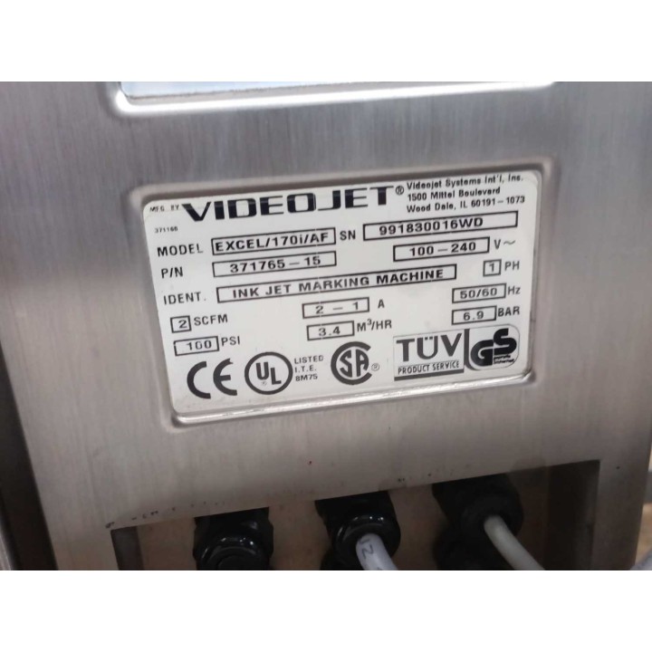 Videojet systems 371765-15   371740-12